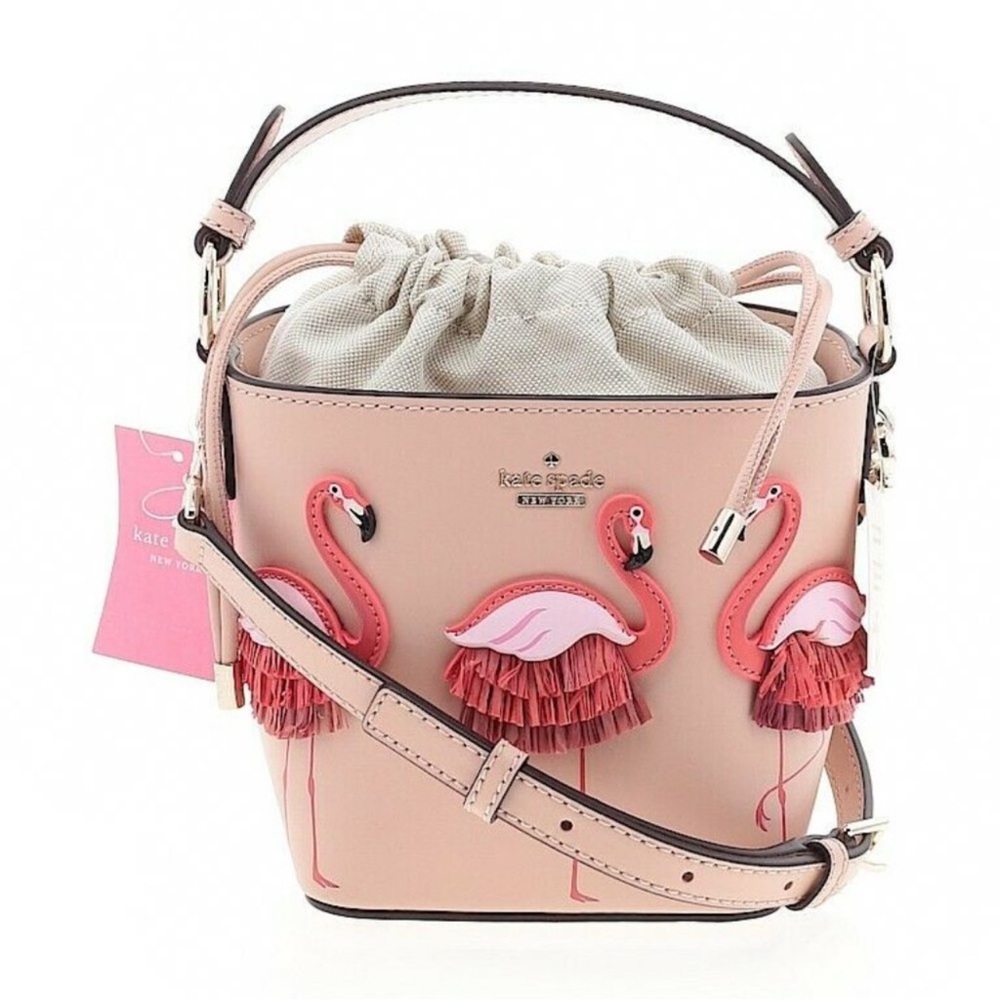 Kate Spade Novelty Flamingo Bucket Bag
